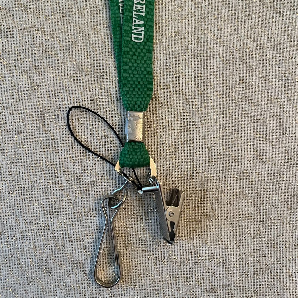Thin Width Ireland Lanyard - Picture 2 of 2